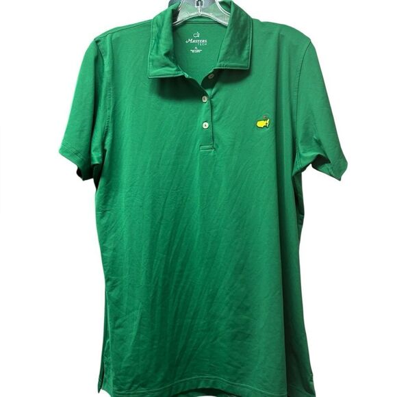 Masters Golf Tech Green Polo Short Sleeve Top Size XL - Picture 1 of 7
